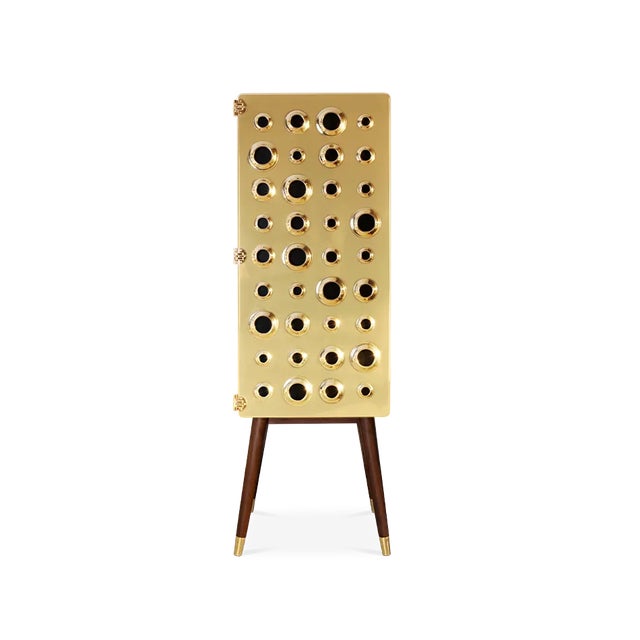 Monocles Tall Cabinet by Essential Home For Sale - Image 4 of 4