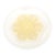 Vintage Murano Round Flower Glass Bowl, White With Gold Aventurine, 1980's, Italy For Sale
