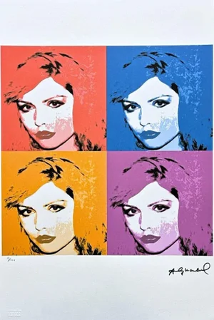 After Andy Warhol, 4x Debbie Harry, 1980s, Lithograph