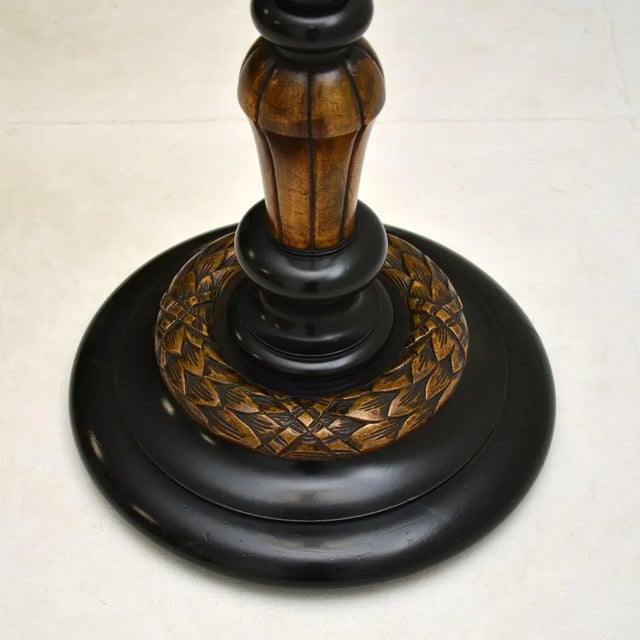 Wood Parcel Gilt Floor Lamp, 1890s For Sale - Image 7 of 8