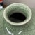 Green Dark Green Crackle Ceramic Vase with Round Body For Sale - Image 8 of 8