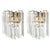 Vintage Murano Glass and Chromed Metal Wall Sconces, Italy, 1960s, Set of 2 For Sale - Image 11 of 11