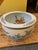 Large Mid-Century Chinese Export Colorful Hand Painted Cranes Flowers Fish Bowl Planter Cachepot For Sale - Image 4 of 12