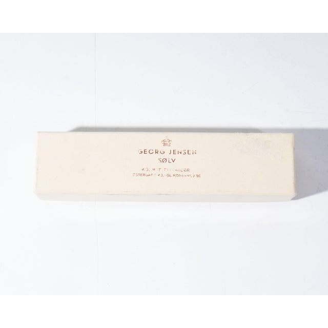 Metal Georg Jensen Usa Sterling Silver Cocktail Fork For Sale - Image 7 of 7