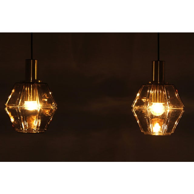 Lamps from Glashütte Limburg, Germany, 1970s, Set of 2 For Sale - Image 6 of 8