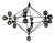 NOIR Pluto Chandelier, Large, Black Iron For Sale