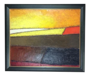 Original 20th Century Abstract Painting by Christian Lagarde Demianoff