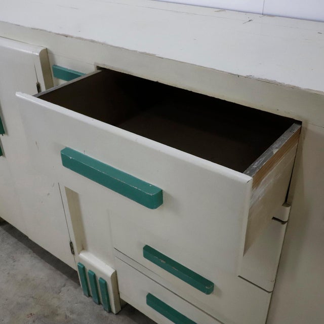 Original Art Deco Credenza, Mexico, 1930s For Sale - Image 10 of 17