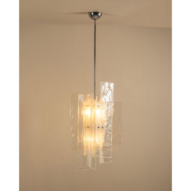 Large LS 199 Pendant Lamp by Carlo Nason for Mazzega, Italy, 1970s For Sale - Image 17 of 17