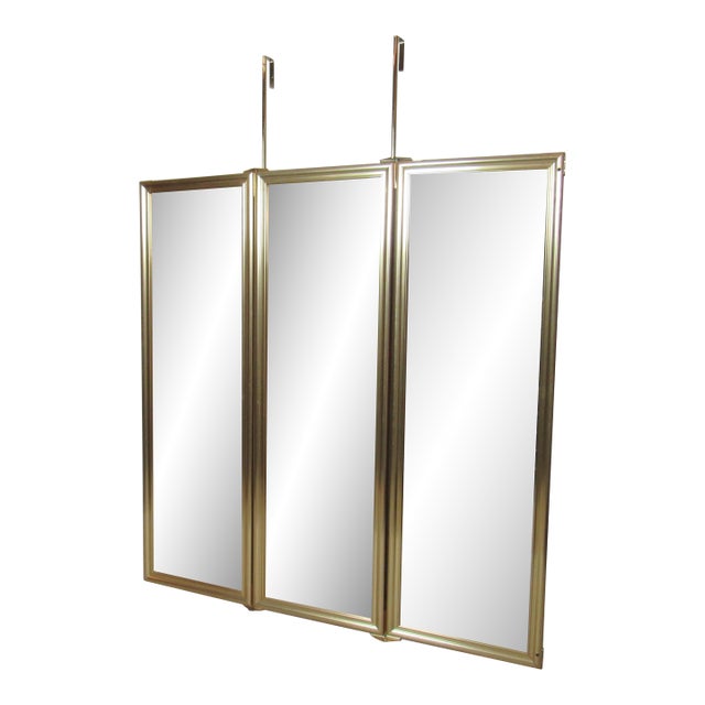 Mid 20th Century Three-Panel Hanging Mirror For Sale