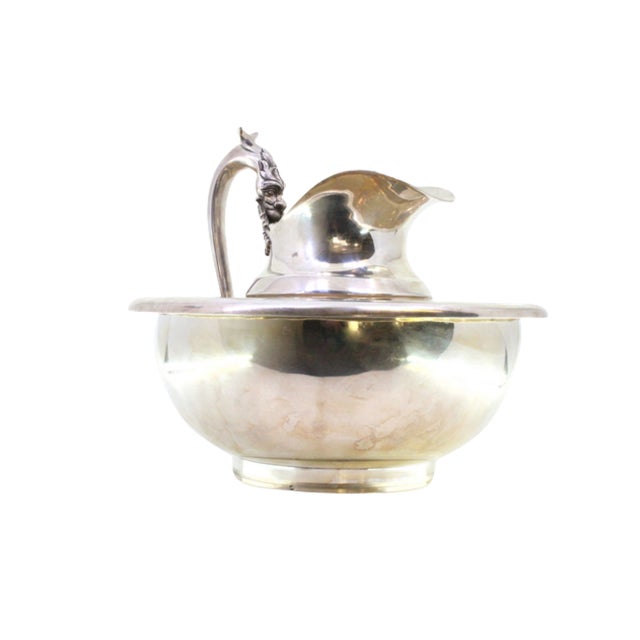 Silver Lavender and Silver Gum with Friezes, Embossed Handle Mask and Embossed Acanthus Leaves For Sale - Image 8 of 8