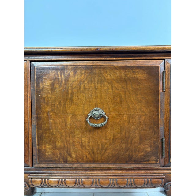 Vintage Tomlinson Jacobean Revival Oak Server / Sideboard For Sale - Image 14 of 15