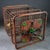 Vintage Chinese Huali Rosewood "Bamboo" Bird Cage With Jade Butterfly and Gem Inlays For Sale - Image 9 of 11