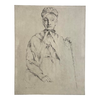 1921 William Meyerowitz Portrait Etching For Sale