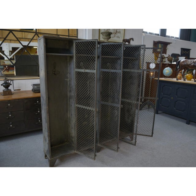 Patinated Ghent Locker Cabinet,1930s, in Very Good conditions. Designed 1920 to 1949