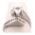 14 Karat White Gold Engagement Ring / Bridal Ring 1 Carat Total Diamond Weight For Sale - Image 4 of 12