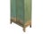 1980s Oriental Distressed Light Teal Green Tall Narrow Noodle Cabinet Armoire For Sale - Image 5 of 9