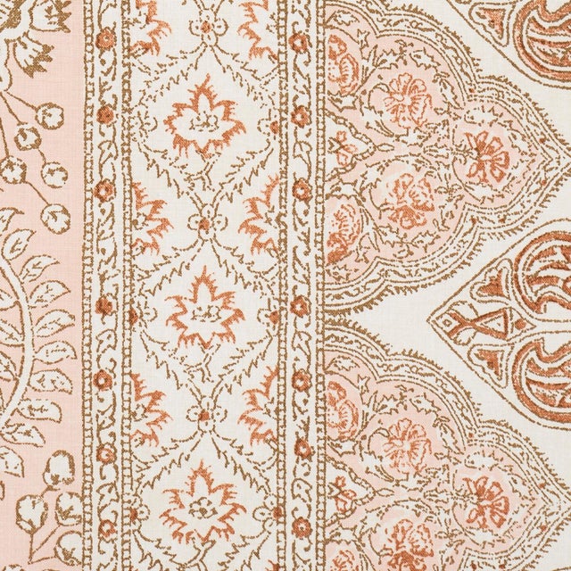 Contemporary SAMPLE - Schumacher Tombay Fabric In Blush For Sale - Image 3 of 4