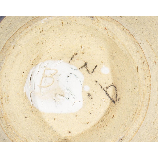 Ceramic Studio Pottery Stoneware Bowl by Byron Temple For Sale - Image 7 of 7
