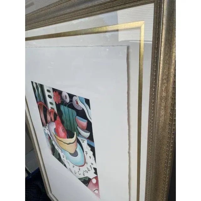Late 20th Century Late 20th Century “Cappucino” Large Abstract Wall Art For Sale - Image 5 of 10