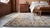 8x10 Blue Hand-Knotted Wool Faded Floral Bloom Geometric Modern Carpet Rug For Sale - Image 9 of 10