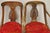 Mid 20th Century Italian Neoclassical Plume Carved Walnut Saber Leg Dining Chairs - Set of 6 For Sale - Image 4 of 12
