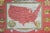 Mid-Century Modern Vintage Framed Hermes Scarf "Arms of the United States" 1776-1976 Bicentennial Edition 90cm For Sale - Image 3 of 11