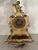 19thC French Maker Louis XVI Gold Ormolu Bronze Mantel Clock, 1 For Sale - Image 14 of 18
