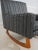Mid Century Modern Upholstered Rocking Chair For Sale In Philadelphia - Image 6 of 12