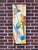 This artwork features a dynamic interplay of geometric shapes and vibrant colors, creating an energetic yet balanced...
