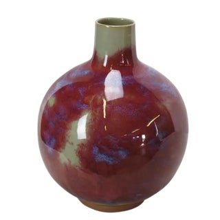 Jun Round Porcelain Vase For Sale