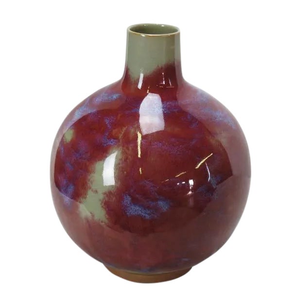 Jun Round Porcelain Vase For Sale