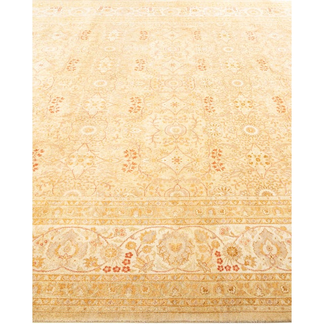 Solo Rugs Mogul, One-of-a-Kind Hand-Knotted Area Rug - Ivory, 8' 1" x 10' 3" For Sale - Image 4 of 8