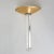 1980s Brass and Acrylic Glass Wall Lights, 1980s, Set of 3 For Sale - Image 5 of 13