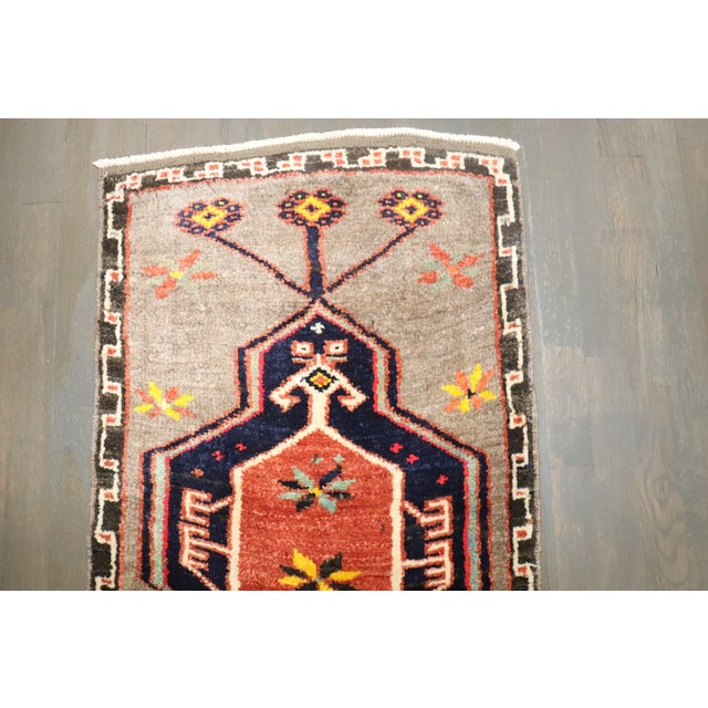 Vintage Zabihi Collection Turkish Rug - 1'10" x 2'11" For Sale - Image 4 of 5