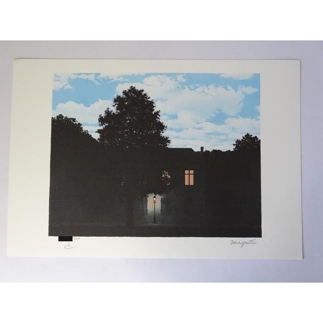 René MAGRITTE (1898-1967) L´Empire des Lumières Lithograph on vellum BFK Rives paper, 2010 Signed in the plate Numbered...