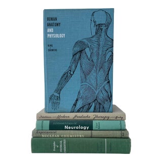 Vintage Science & Medical Books- Set of 5 For Sale