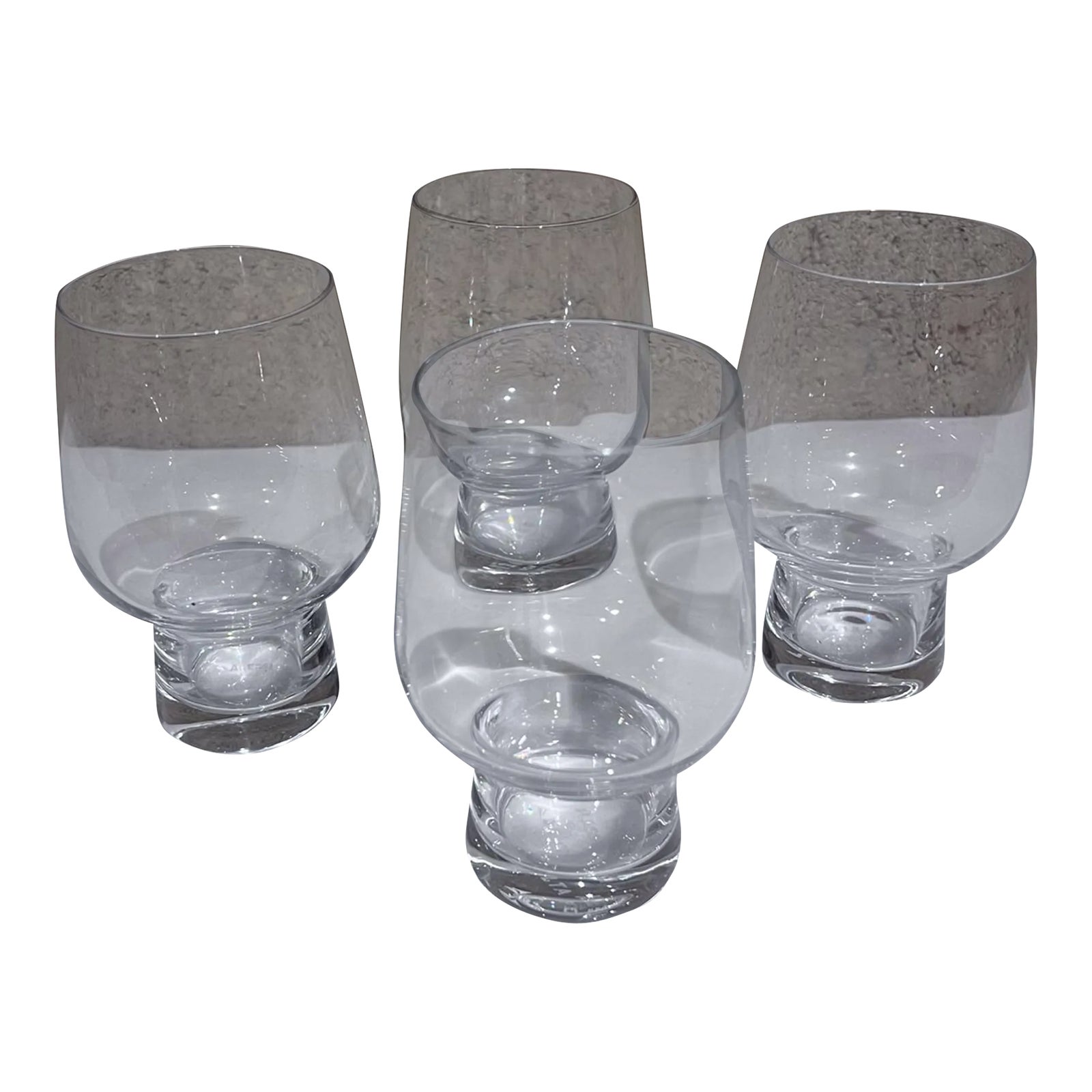 Alessi for Delta Airlines Set of Four Wine Juice Glasses