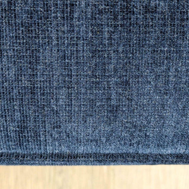 Navy Blue Room and Board York Navy Blue Loveseat - Modern and Comfortable For Sale - Image 8 of 9