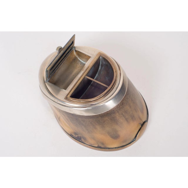 19th Century Hoof Box With Metal Fittings For Sale - Image 4 of 8