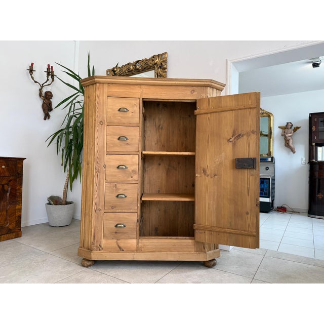 Antique Baroque Pantry Cupboard For Sale - Image 8 of 18