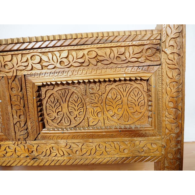 Vintage Afghan Chest in Wood, 1930s For Sale - Image 16 of 17