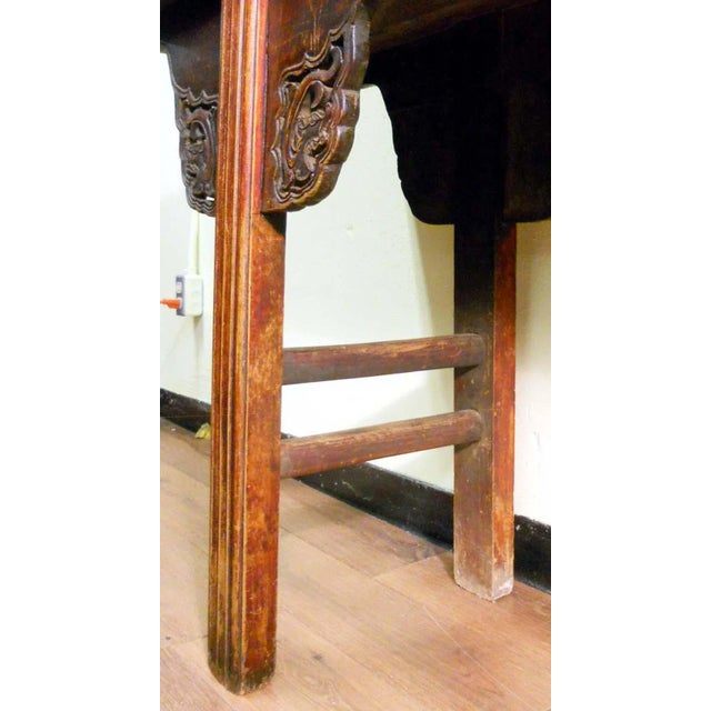 Chinese Antique Chinese Altar Table, Circa 1800-1849 For Sale - Image 3 of 12