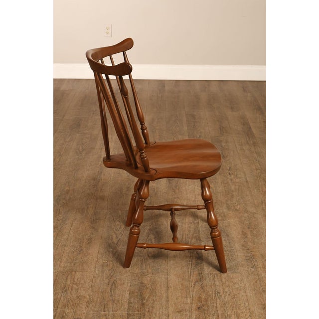Pennsylvania House Vintage Set of Three Cherry Windsor Chairs For Sale - Image 15 of 18