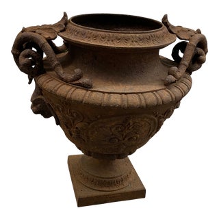 Antique Late 19th Century Cast Iron Planter For Sale