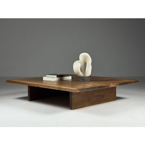 Oak Coffee Table, 1980s For Sale - Image 10 of 14