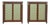 Regency-Mahogany Cabinets with Brass Lattice Doors, 1890s, Set of 2 For Sale