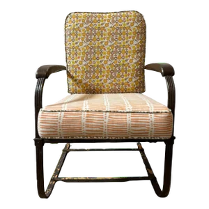 1930s Art Deco Springer Lounge Chair by Wolfgang Hoffmann for Howell Furniture