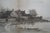 Antique Edward Loyal Field Signed Home Sweet Home Landscape Etching 33" For Sale - Image 10 of 12