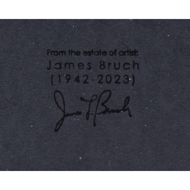 Drawing/Sketching Materials 1960s Marker Drawing by James L. Bruch For Sale - Image 7 of 7